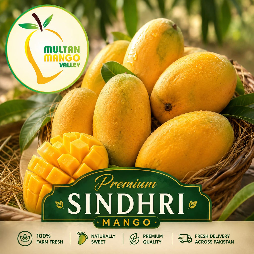 Premium Sindhri Mango – Farm Fresh | Sweet & Juicy | 8 KG